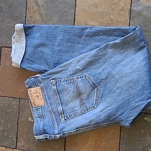 Hollister Skinny Jeans with cuff Size 38x27.5